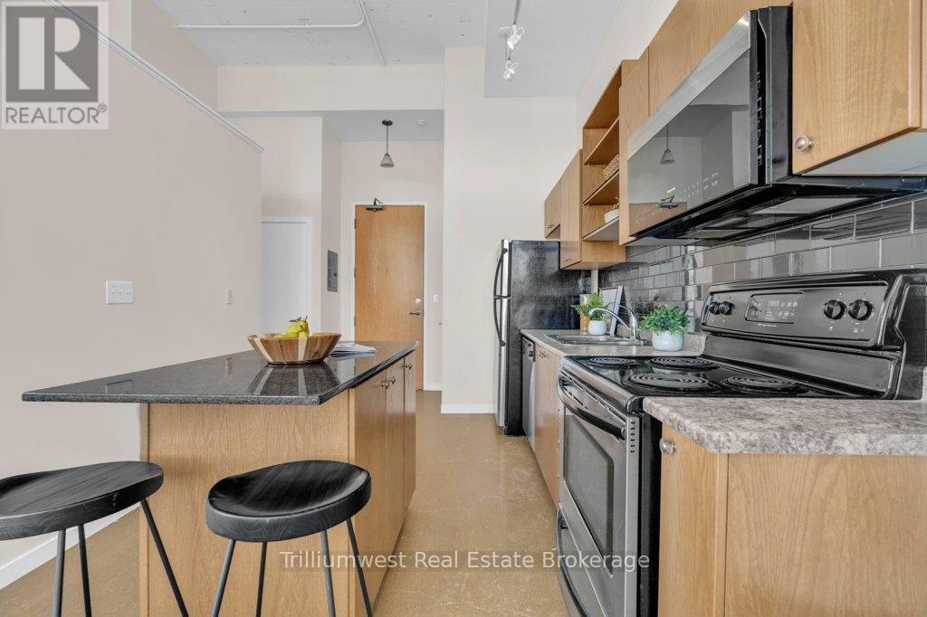 524 - 410 King Street W, Kitchener, ON - Indoor Photo Showing Kitchen
