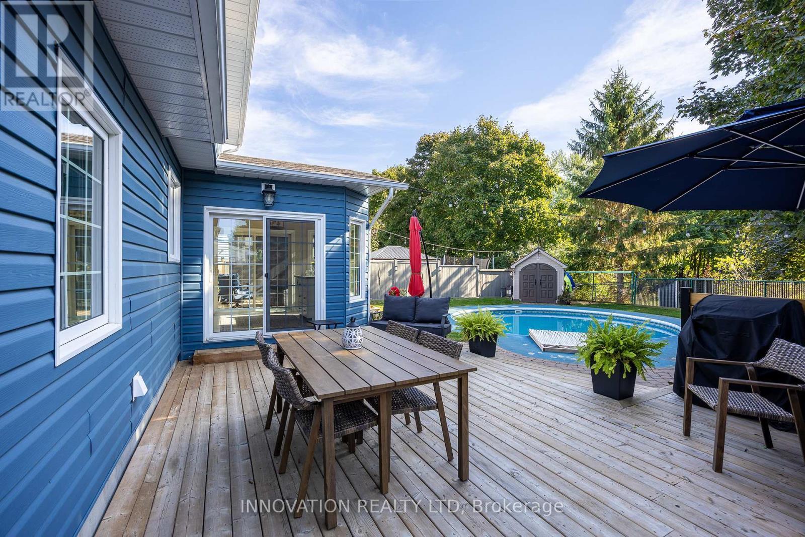 38 Patterson Crescent, Carleton Place, ON - Outdoor With In Ground Pool With Deck Patio Veranda With Exterior