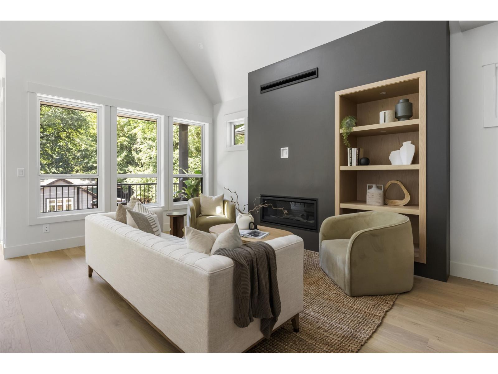 23128 96 Avenue, Langley, BC - Indoor Photo Showing Living Room With Fireplace