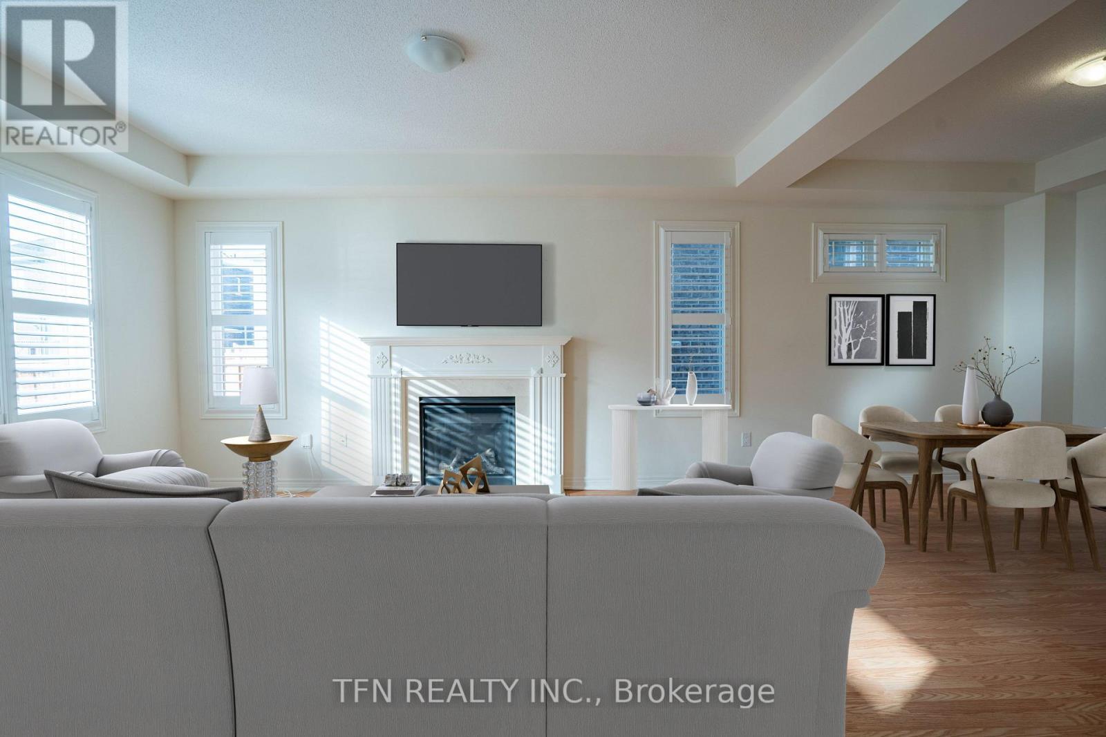 42 Ebenezer Drive, Hamilton, ON - Indoor Photo Showing Living Room With Fireplace