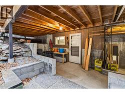 Backyard entrance into the basement -