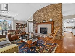 Family room with view into Kitchen -