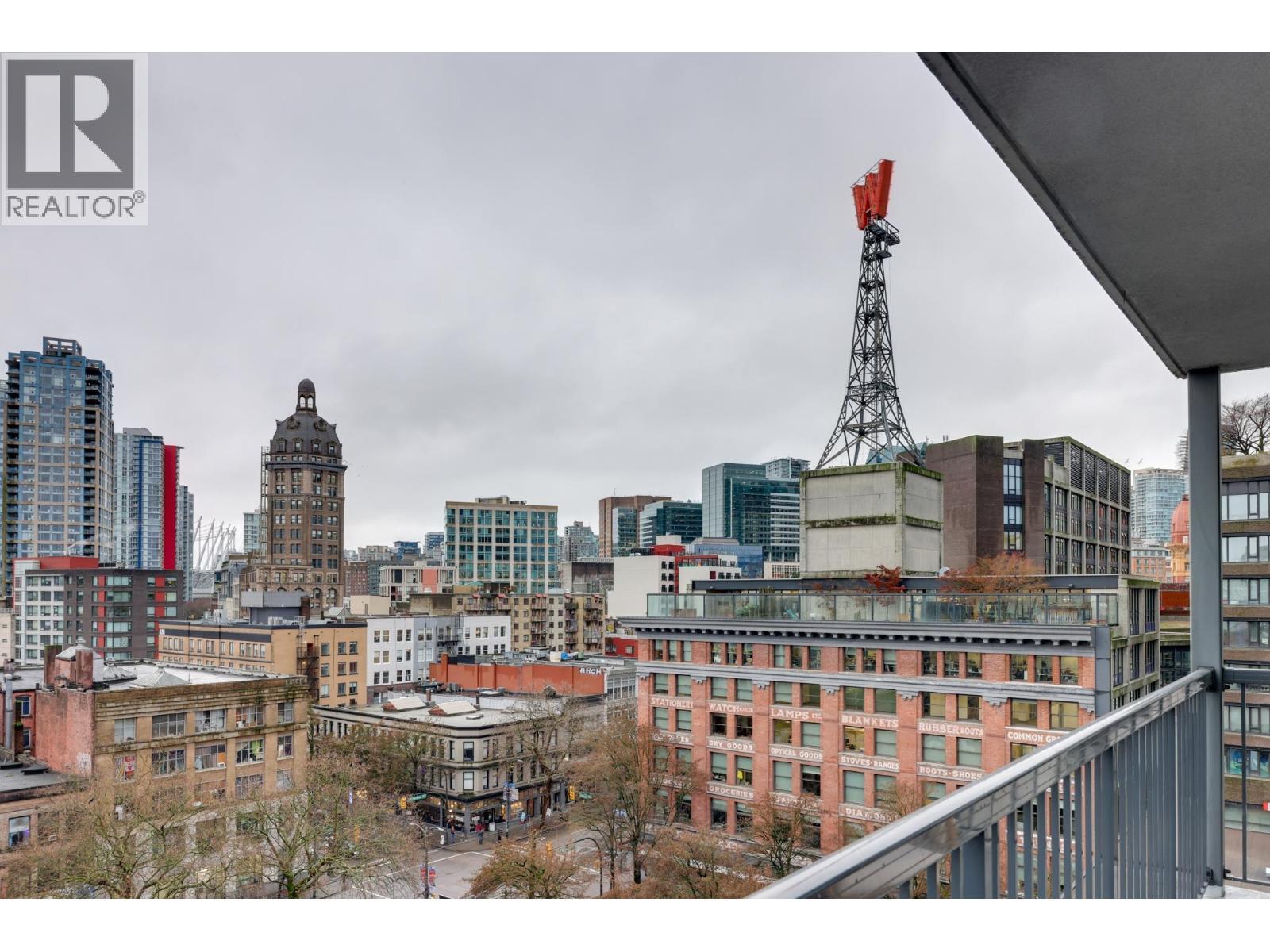 1102 66 W Cordova Street, Vancouver, BC - Outdoor With Balcony