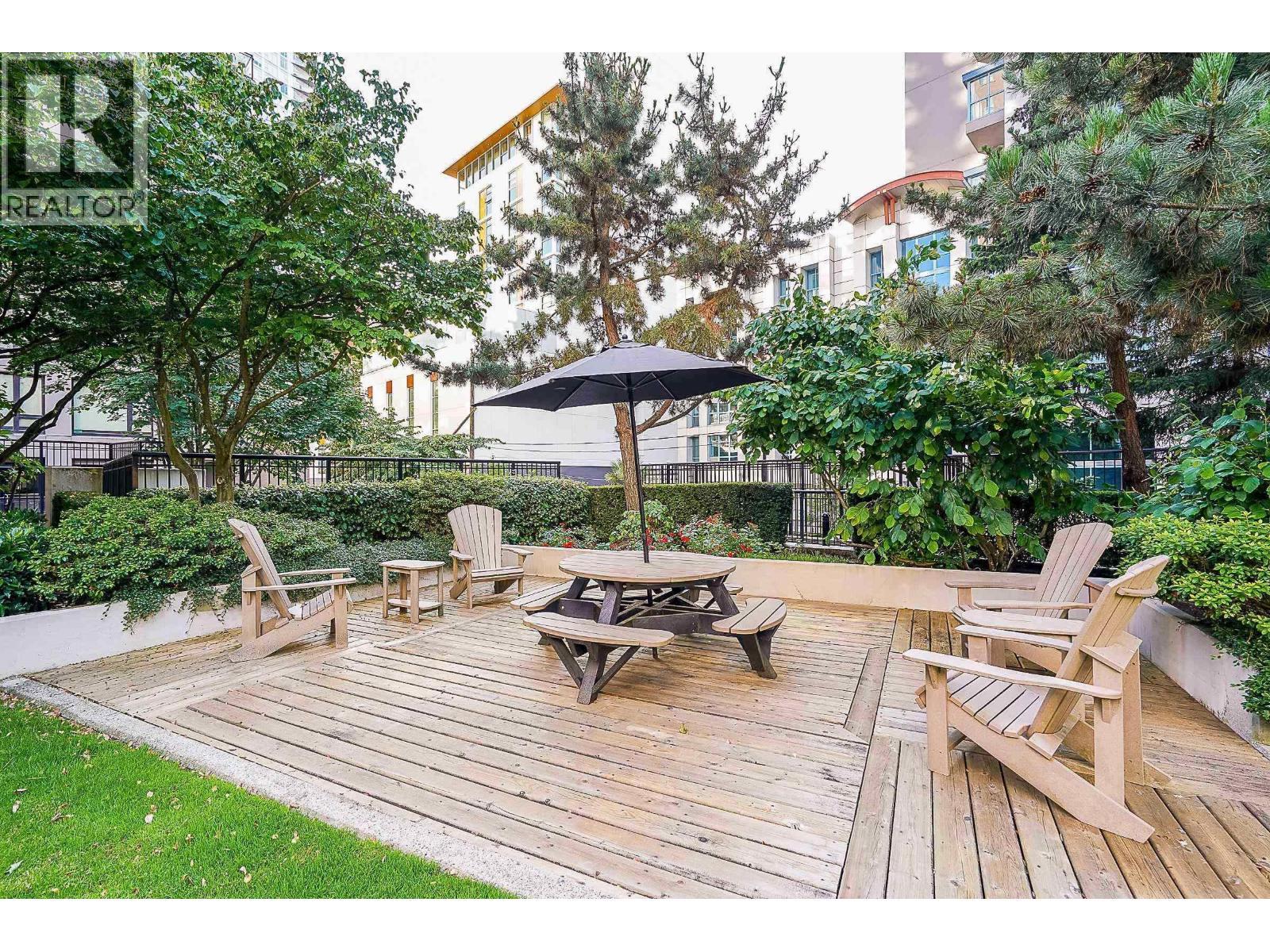 1804 1295 Richards Street, Vancouver, BC - Outdoor With Deck Patio Veranda