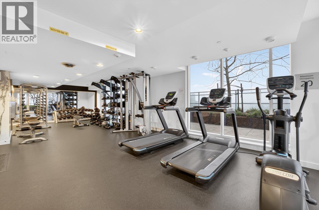 2701 1111 Richards Street, Vancouver, BC - Indoor Photo Showing Gym Room