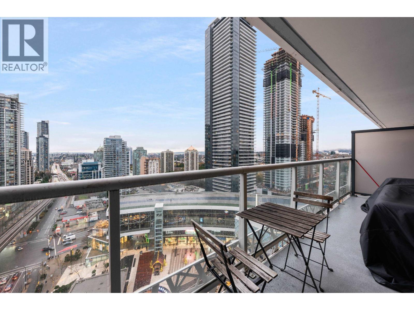 1907 1955 Alpha Way, Burnaby, BC - Outdoor With Balcony With View