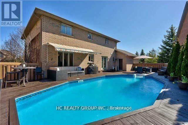 2171 Brays Lane, Oakville, ON - Outdoor With In Ground Pool With Deck Patio Veranda With Backyard With Exterior