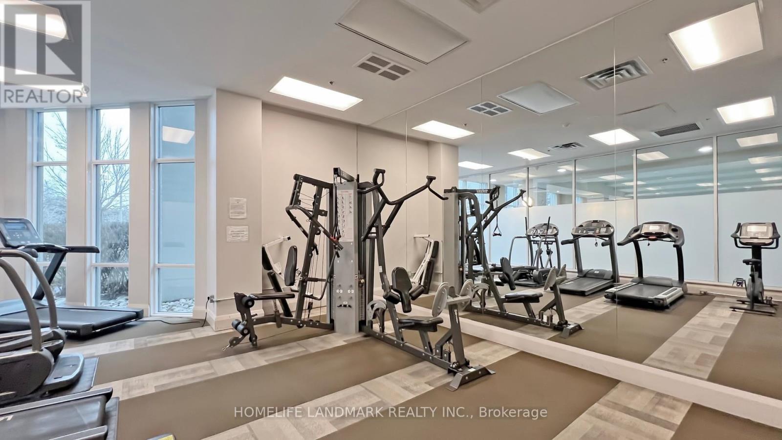 807 - 50 Brian Harrison Way, Toronto, ON - Indoor Photo Showing Gym Room