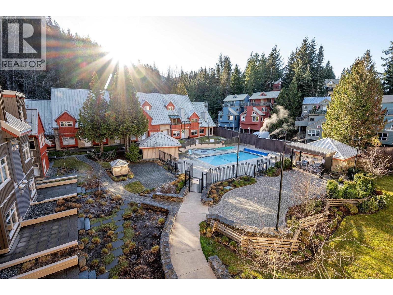 322 2050 Lake Placid Road, Whistler, BC - Outdoor With In Ground Pool With Deck Patio Veranda