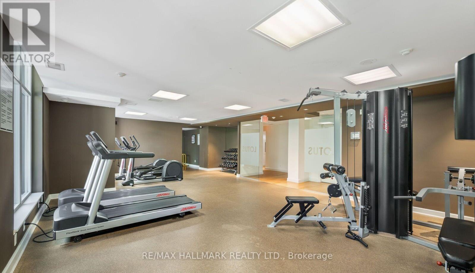 1205 - 8 Scollard Street, Toronto, ON - Indoor Photo Showing Gym Room
