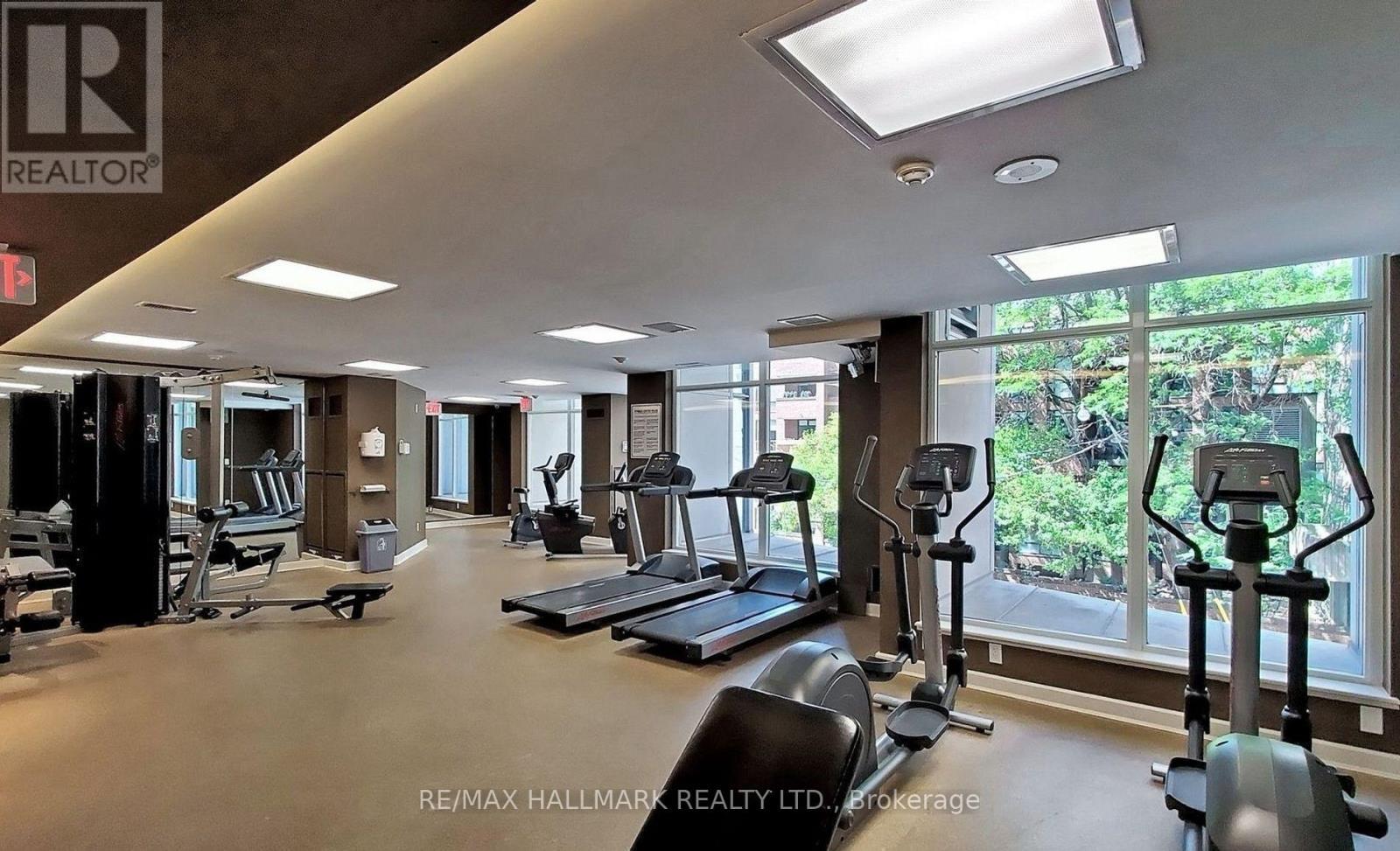 1205 - 8 Scollard Street, Toronto, ON - Indoor Photo Showing Gym Room