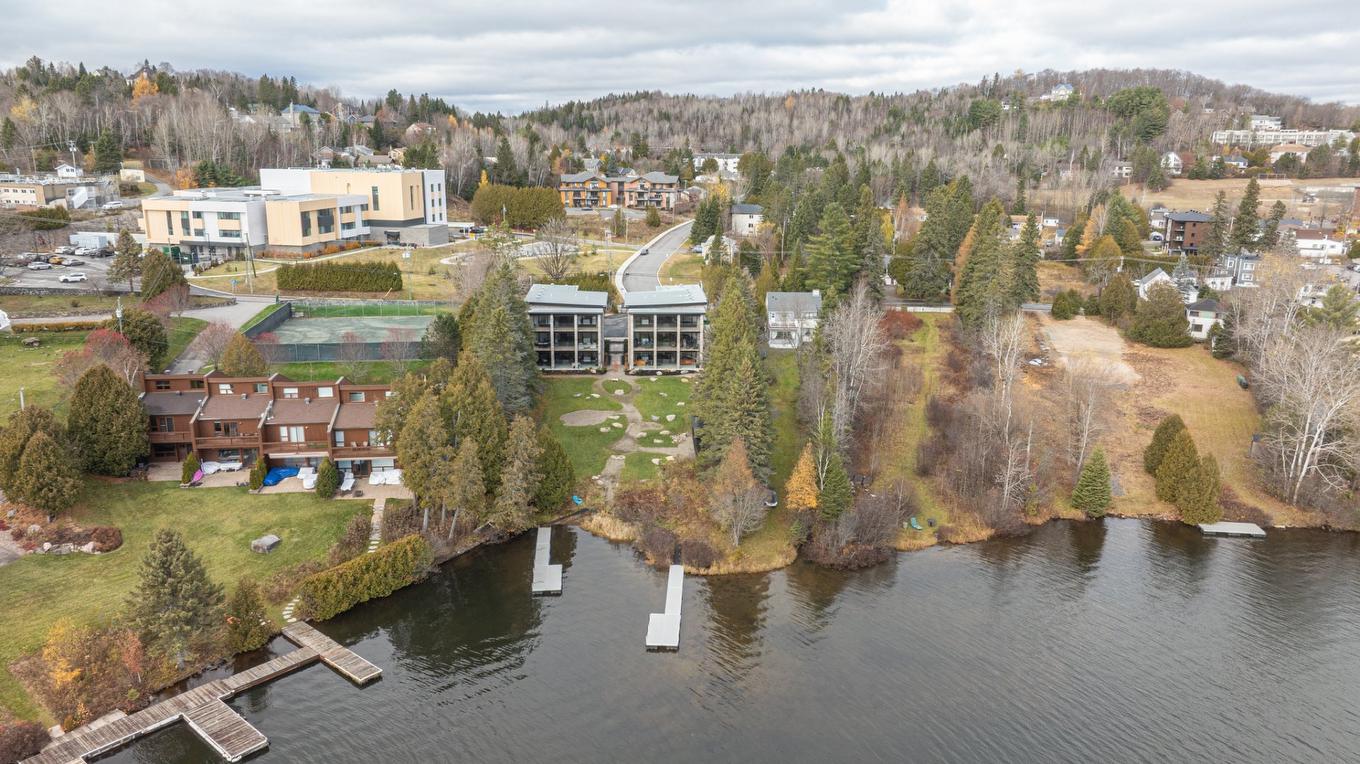 Photo aérienne - A-142 Ch. Du Tour-Du-Lac, Sainte-Agathe-Des-Monts, QC - Outdoor With Body Of Water With View