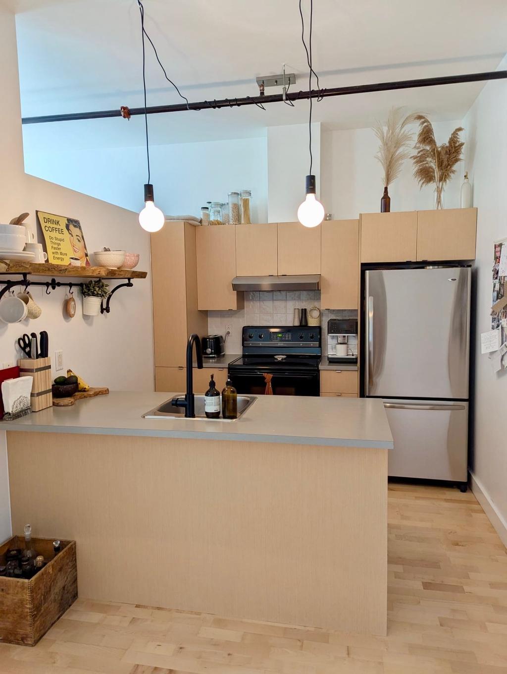 Kitchen - 220-4951 Rue Ontario E., Montréal (Mercier/Hochelaga-Maisonneuve), QC - Indoor Photo Showing Kitchen