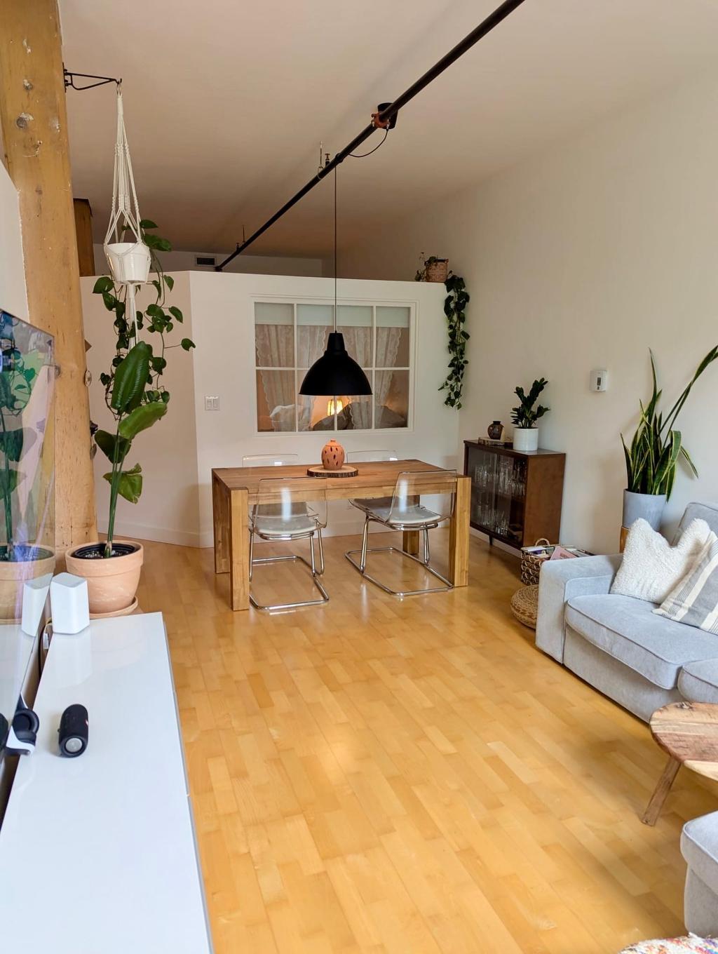 Dining room - 220-4951 Rue Ontario E., Montréal (Mercier/Hochelaga-Maisonneuve), QC - Indoor Photo Showing Living Room