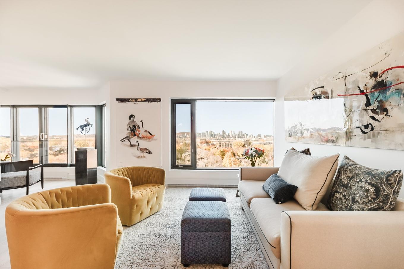 Living room - 906-80 Rue Berlioz, Montréal (Verdun/Île-Des-Soeurs), QC - Indoor Photo Showing Living Room