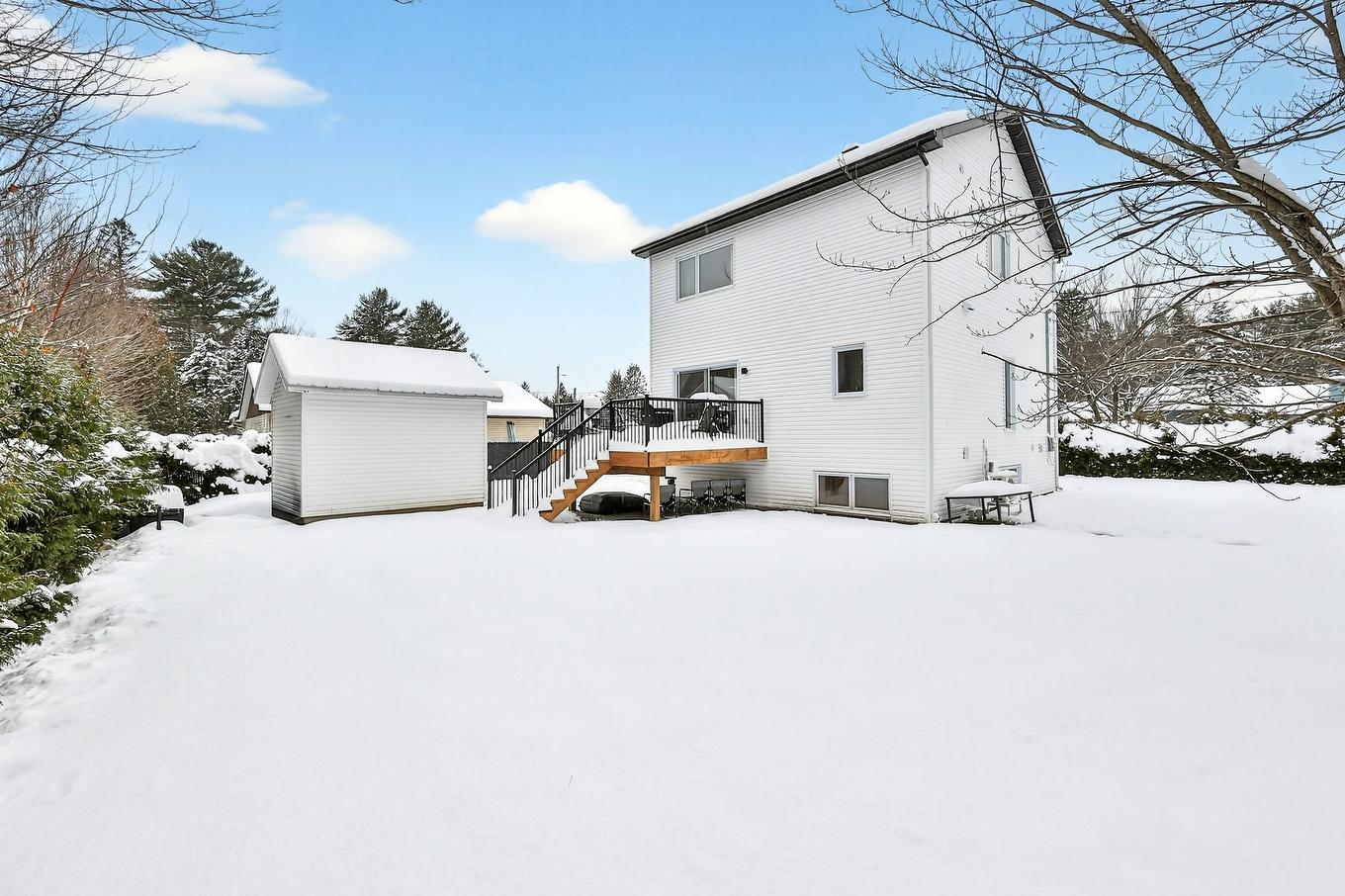 Backyard - 3928 Rue Montcalm, Rawdon, QC - Outdoor