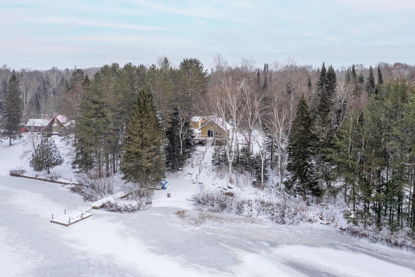 Aerial photo - 894 Ch. Du Lac-Chaud, La Macaza, QC - Outdoor With View