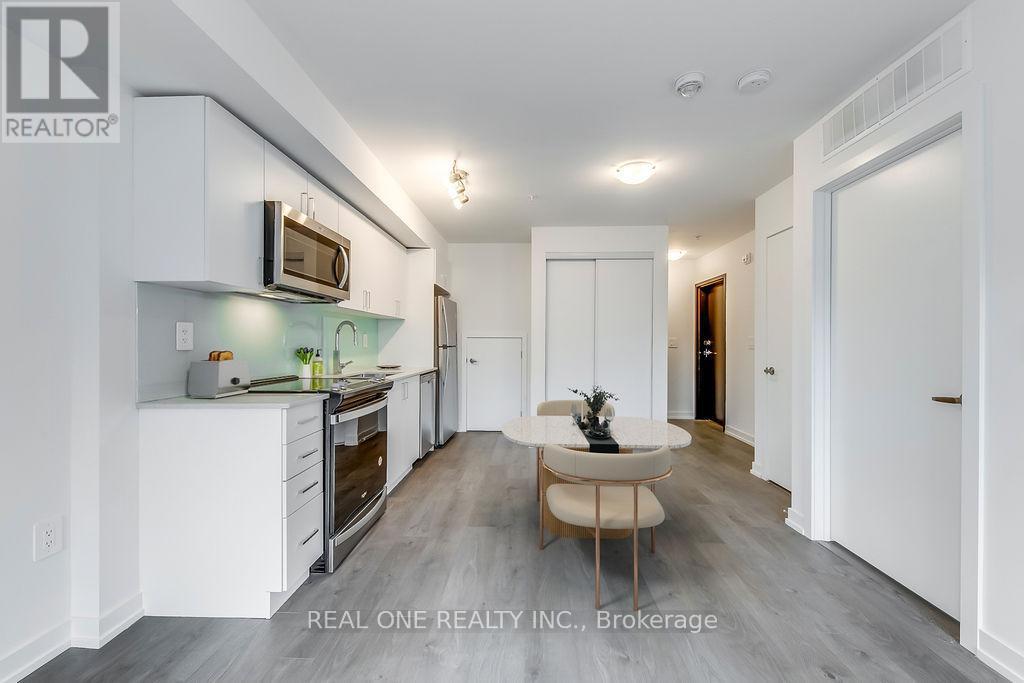 ** Virtually Staged ** - C221 - 1660 Victoria Park Avenue, Toronto, ON - Indoor Photo Showing Kitchen