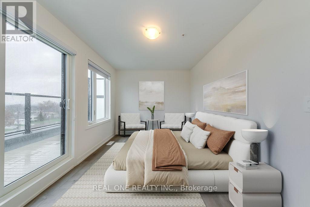 ** Virtually Staged ** - C221 - 1660 Victoria Park Avenue, Toronto, ON - Indoor Photo Showing Bedroom