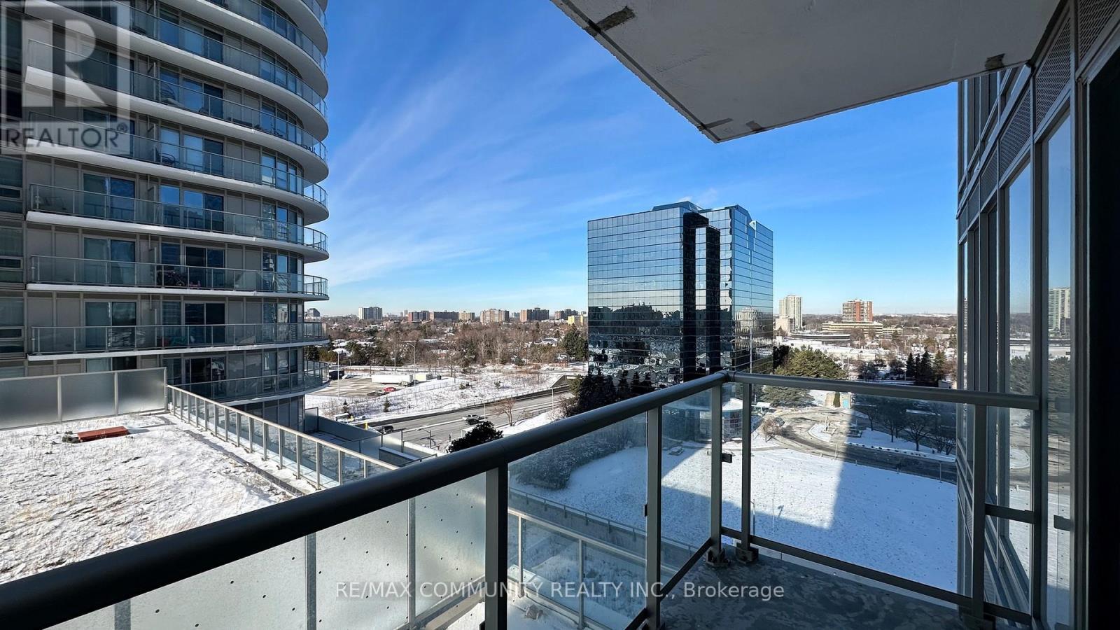1003 - 2033 Kennedy Road, Toronto, ON - Outdoor With Balcony With View With Exterior