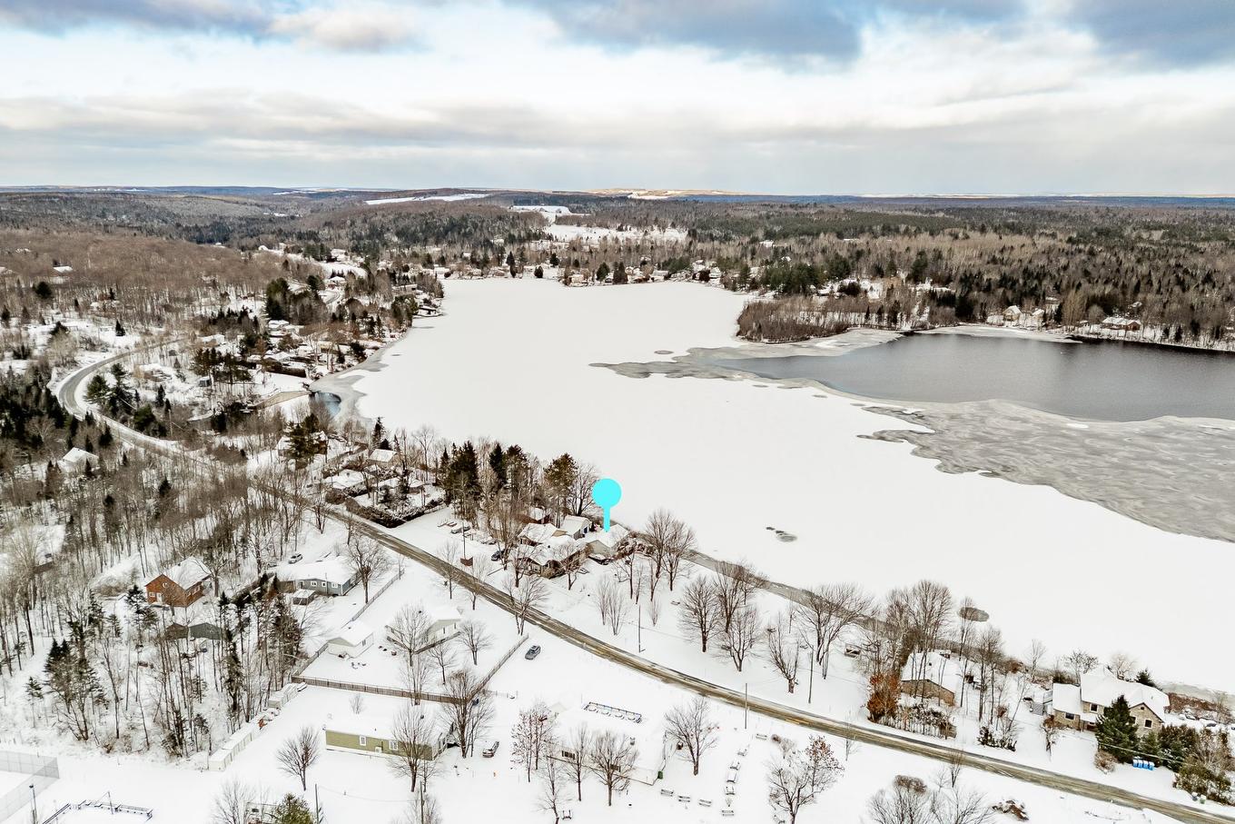 Aerial photo - 353 Ch. St-Pierre, Saint-Claude, QC - Outdoor With View