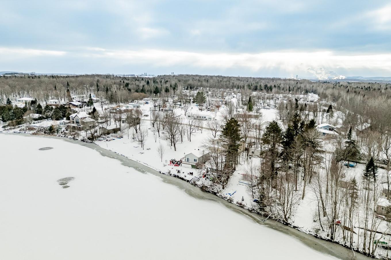 Aerial photo - 353 Ch. St-Pierre, Saint-Claude, QC - Outdoor With View