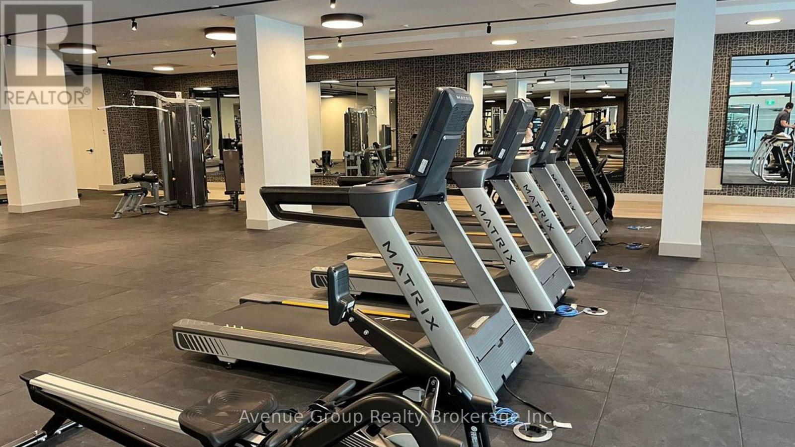 2401 - 130 River Street, Toronto, ON - Indoor Photo Showing Gym Room