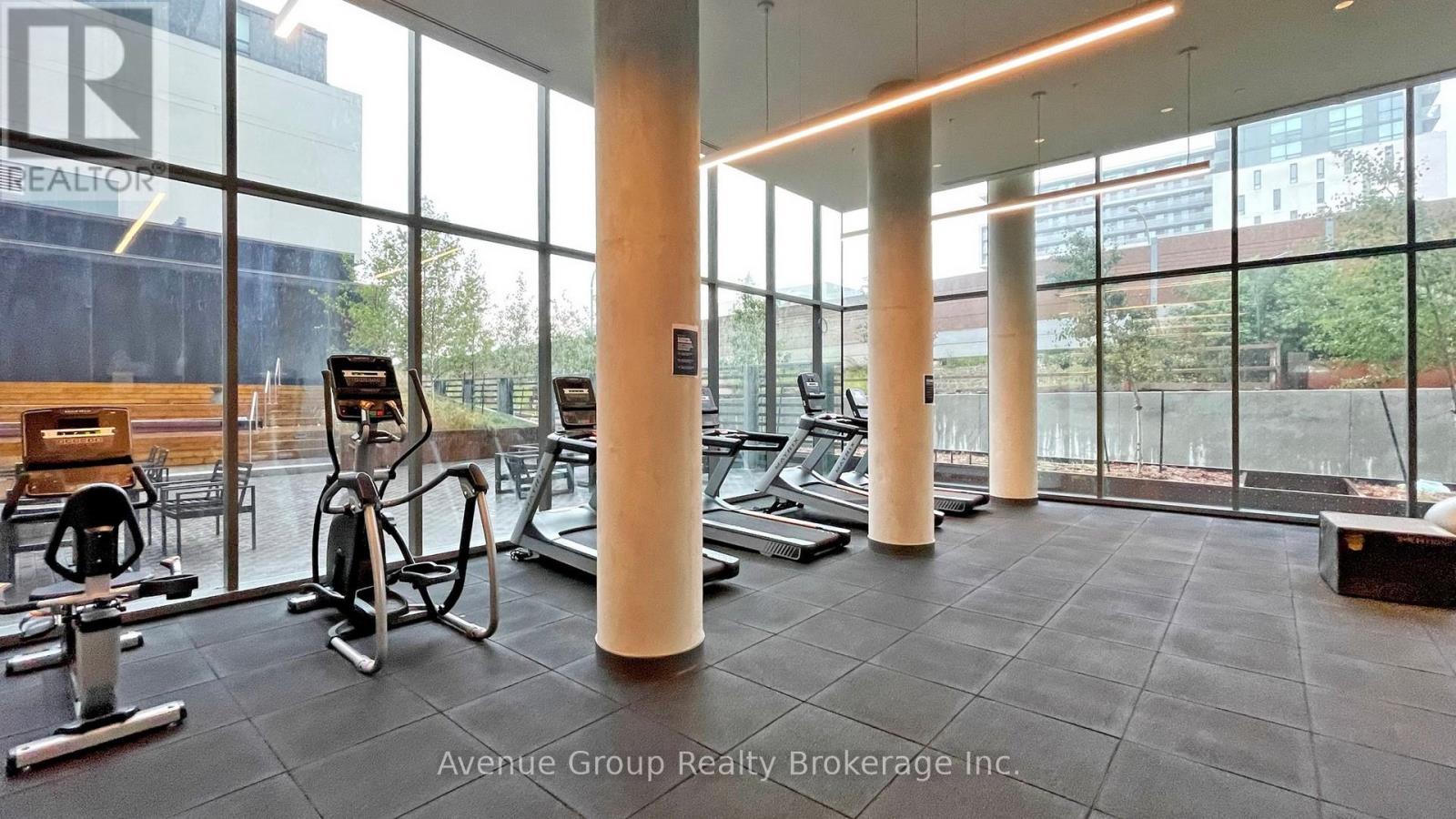 305 - 120 Varna Drive, Toronto, ON - Indoor Photo Showing Gym Room