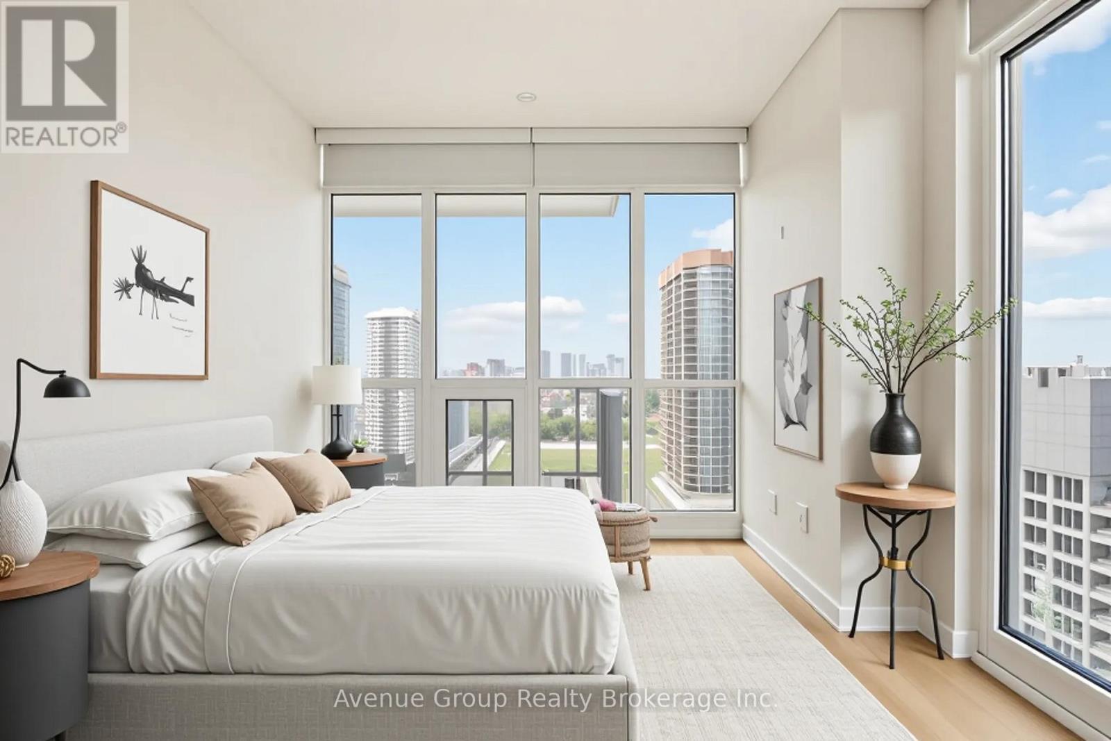 2917 - 121 Mcmahon Drive, Toronto, ON - Indoor Photo Showing Bedroom