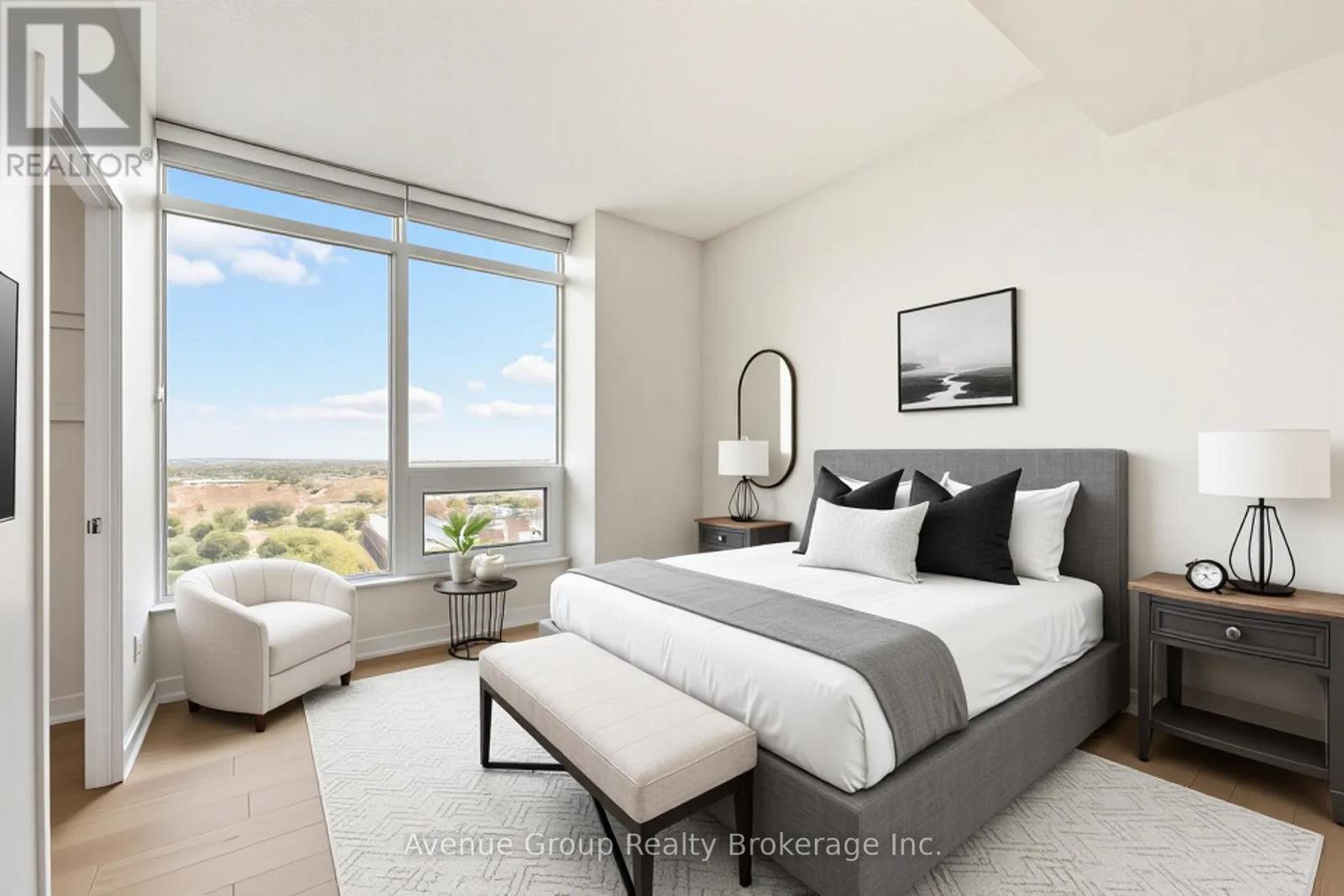 2917 - 121 Mcmahon Drive, Toronto, ON - Indoor Photo Showing Bedroom