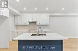 center island with deep sink -