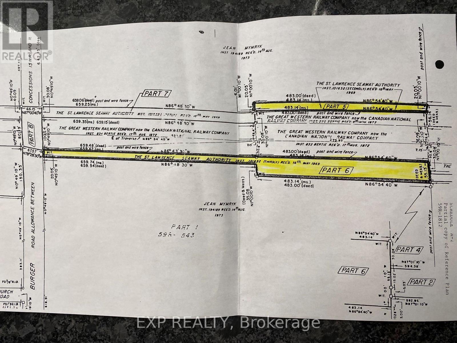 Survey - Pt Lt11 Con 15 Niagara River Bertie Pt 6, Fort Erie (Mulgrave), ON