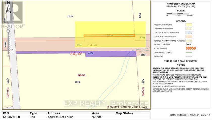 Pt Lt11 Con 15 Niagara River Bertie Pt 559R1812 ;Fort Erie, Fort Erie (Mulgrave), ON