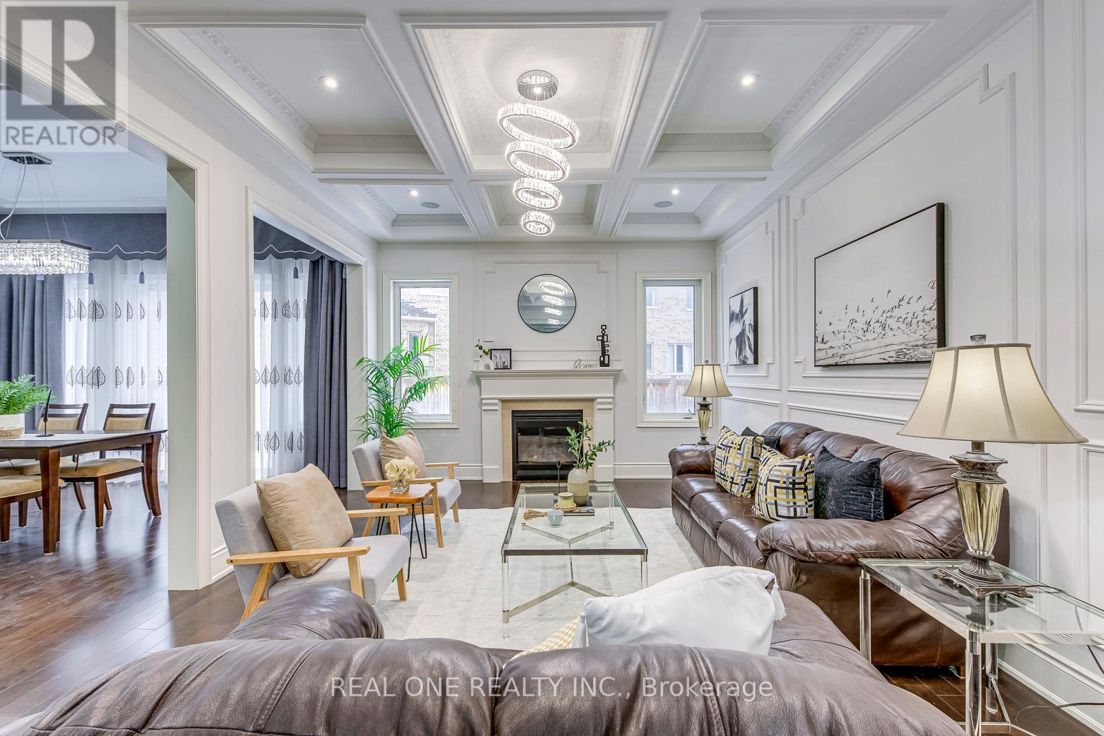 3159 William Rose Way, Oakville, ON - Indoor Photo Showing Living Room With Fireplace