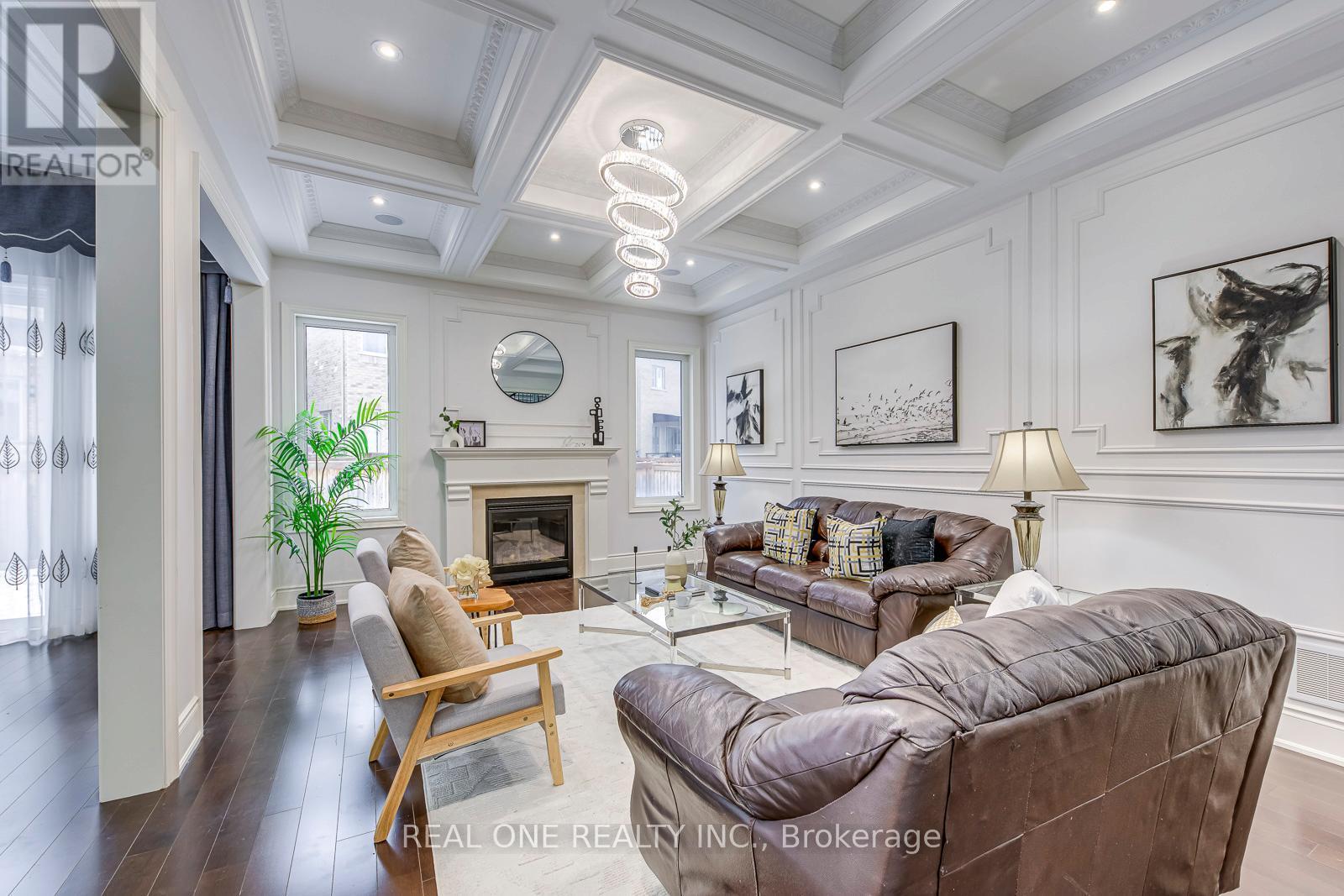 3159 William Rose Way, Oakville, ON - Indoor Photo Showing Living Room With Fireplace