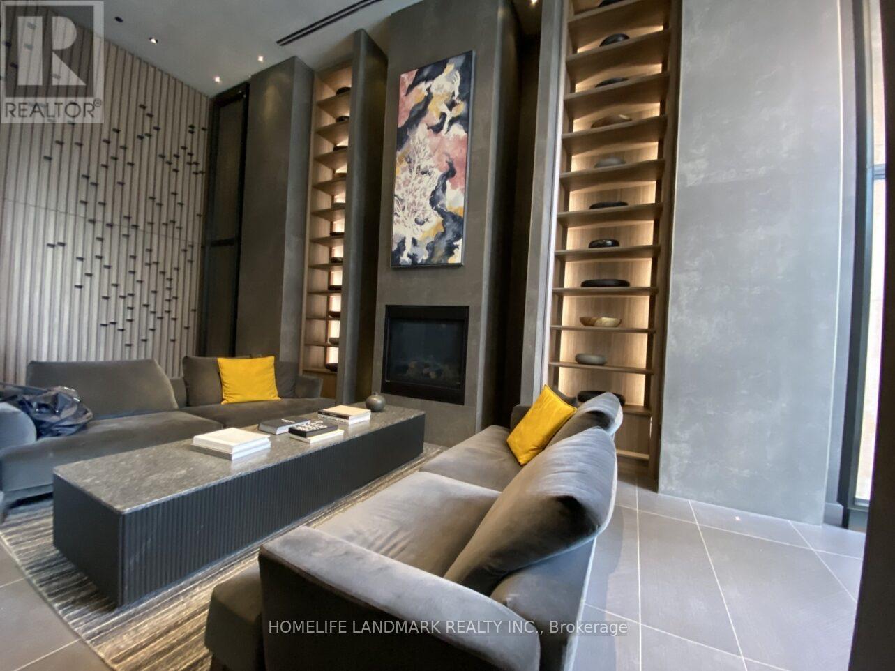 4511 - 55 Charles Street E, Toronto, ON - Indoor Photo Showing Other Room With Fireplace