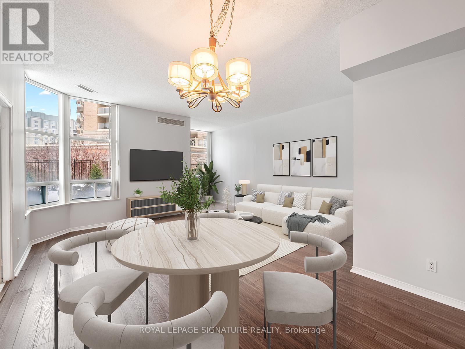 102 - 5 Emerald Lane, Vaughan, ON - Indoor Photo Showing Dining Room