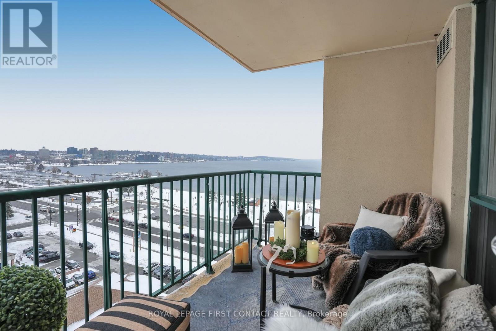 902 - 65 Ellen Street, Barrie, ON - Outdoor With Balcony With Exterior