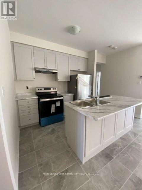 132 Nottingham Road, Barrie, ON - Indoor Photo Showing Kitchen With Double Sink