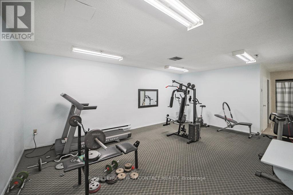 808 - 20 William Roe Boulevard, Newmarket, ON - Indoor Photo Showing Gym Room
