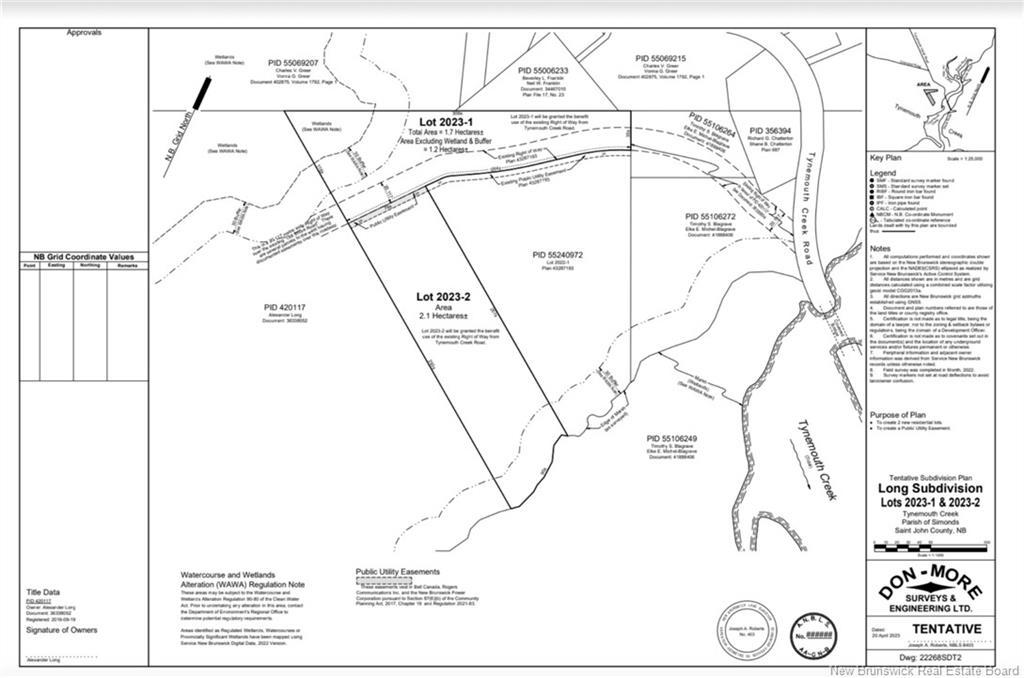 Lot B Old Shore Rd, Tynemouth Creek, NB