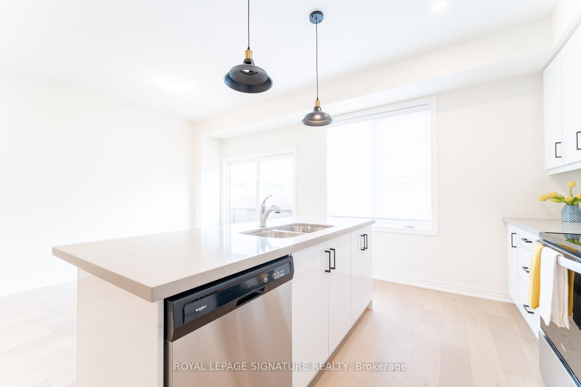 143 Sonoma Lane, Hamilton, ON - Indoor Photo Showing Kitchen With Double Sink