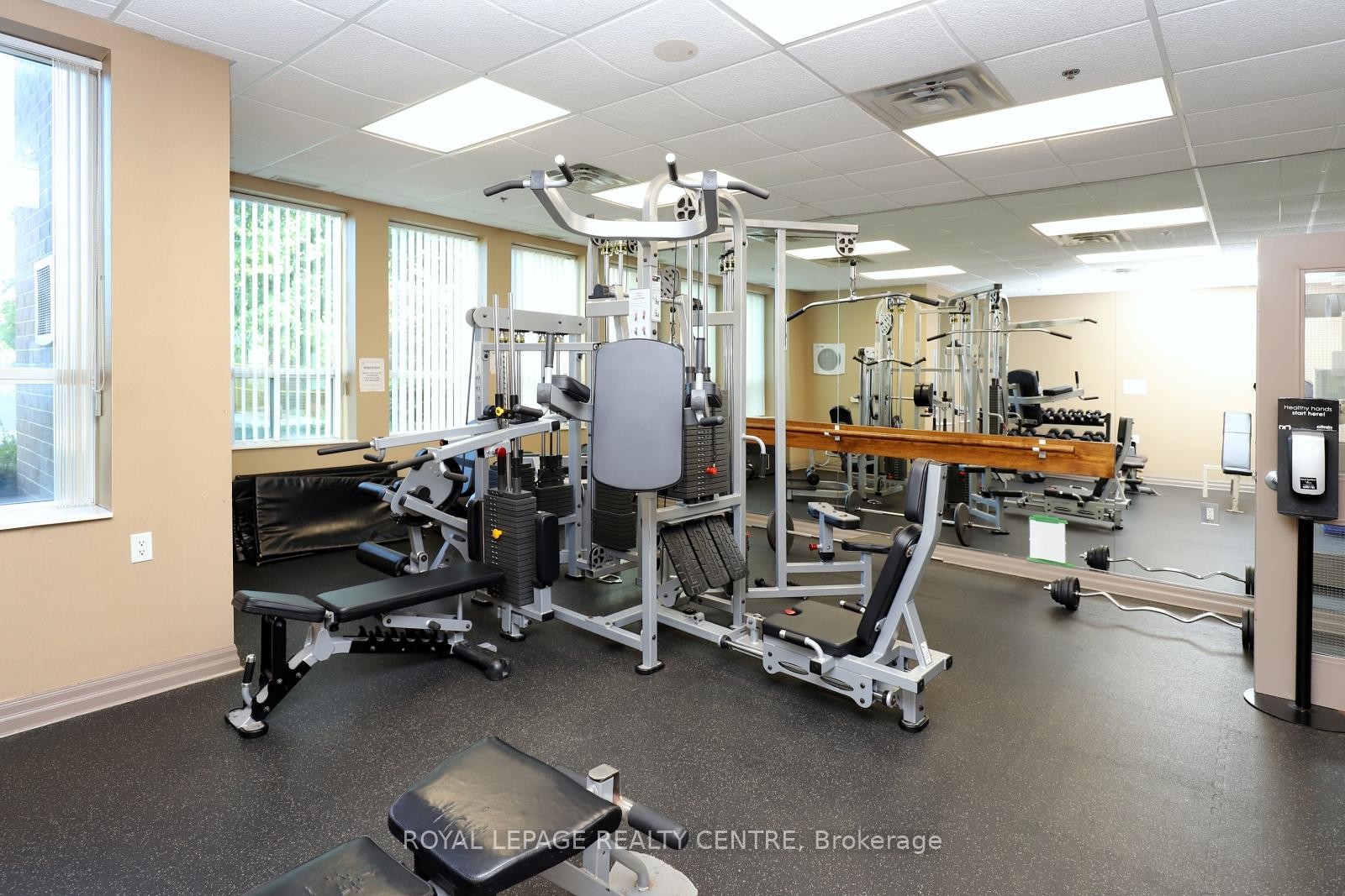 603-4850 Glen Erin Drive, Mississauga, ON - Indoor Photo Showing Gym Room