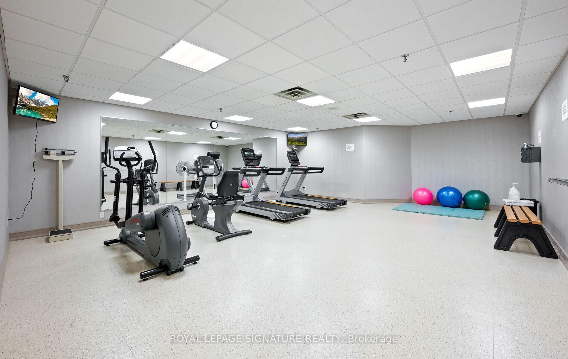 1207-310 Mill Street S, Brampton, ON - Indoor Photo Showing Gym Room