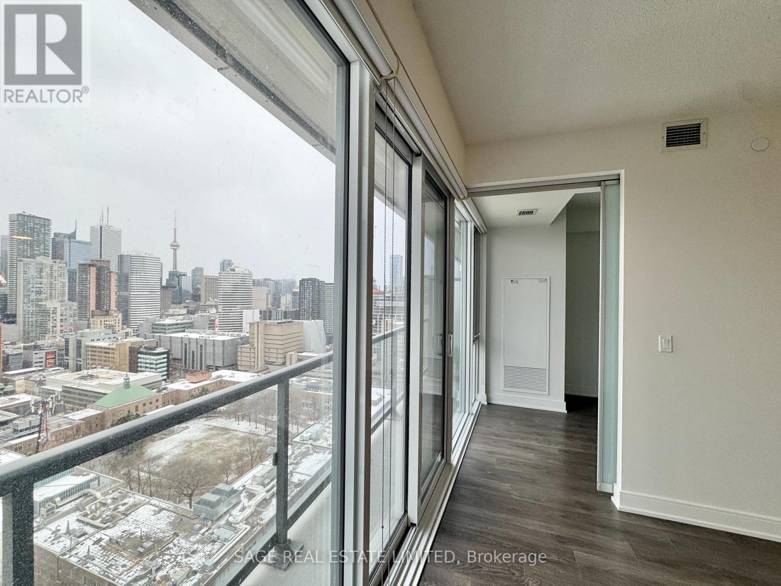 Living - 2709 - 89 Mcgill Street, Toronto, ON - With Exterior