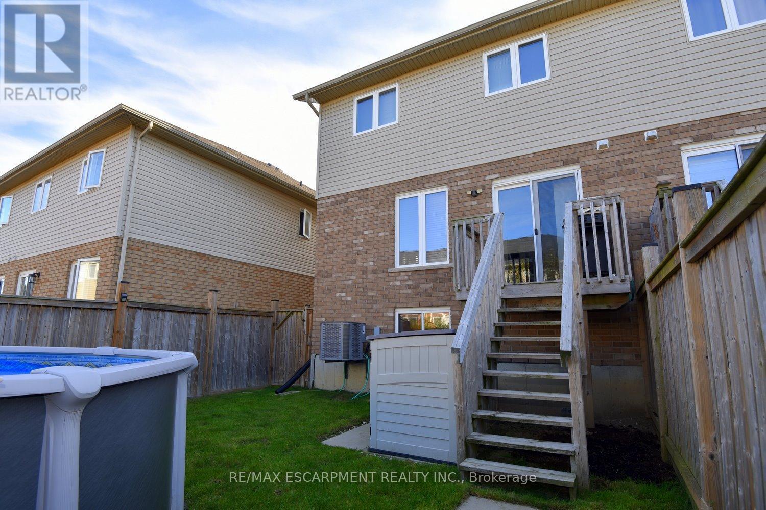 102 Celestial Crescent, Hamilton, ON - Outdoor With Above Ground Pool With Exterior