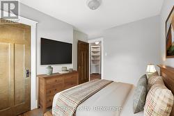 Virtually staged bedroom -