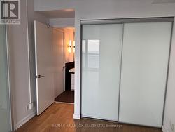 Double closet in bedroom -