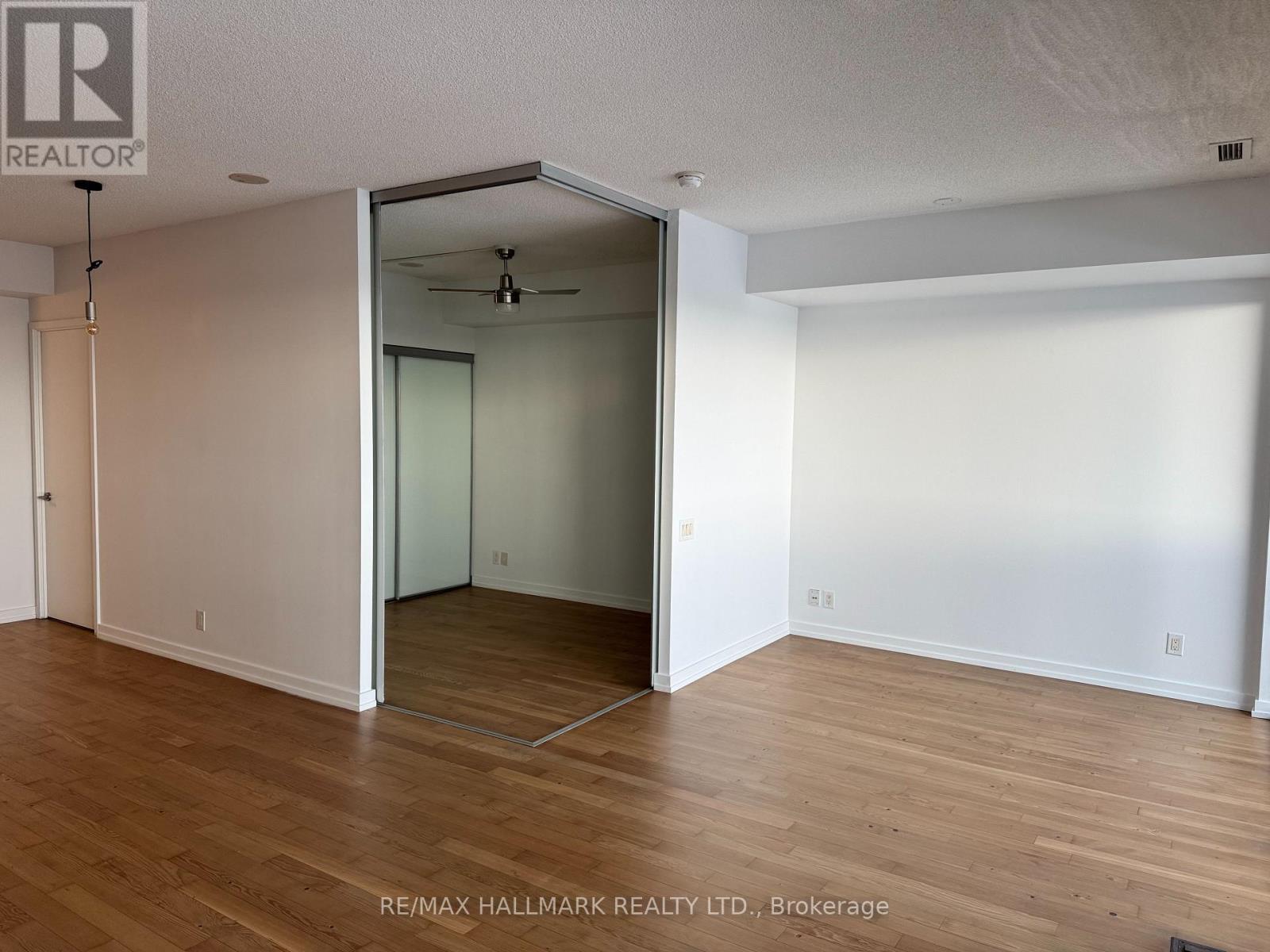Bedroom doors open - 2408 - 390 Cherry Street, Toronto, ON - Indoor Photo Showing Other Room