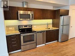 Kitchen with stainless steel appliances -